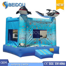 Château de sauvetage gonflable pour chien gonflable populaire Mini Bounce Castle